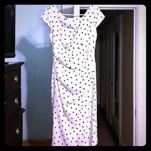 Adrianna Papell Polka dot shift dress